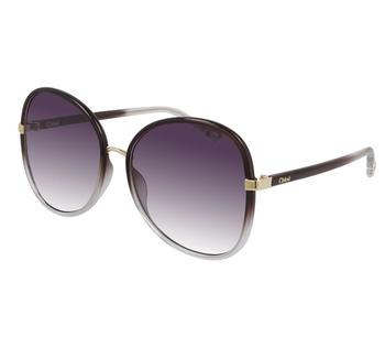 Chloé | Gradient Violet Butterfly Ladies Sunglasses CH0030S 003 60商品图片,4.8折