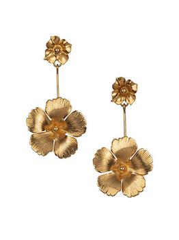 商品Kalina 18K Gold-Plated Drop Earrings图片