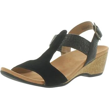 推荐Vionic Womens Kaytie Suede Open Toe Wedge Sandals商品