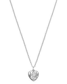 商品Sterling Silver Blind for Love Engraved Pendant Necklace, 17"图片