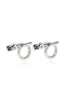 Salvatore Ferragamo | Ferragamo Gancini Cufflinks,商家Cettire,价格¥1433