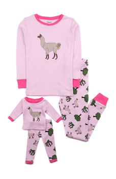 商品Llama Pajama & Matching Doll Pajama Set图片