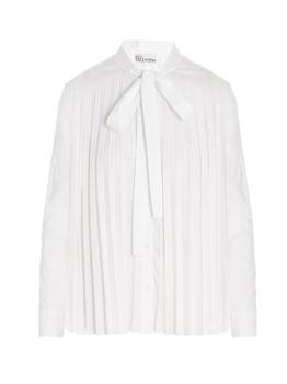 RED Valentino | REDValentino Pleated Poplin Shirt商品图片,6.7折