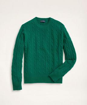 product Lambswool Cable Crewneck Sweater image