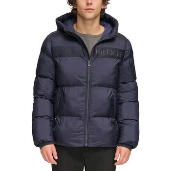 Tommy Hilfiger | Tommy Hilfger Men's New Ghost Logo Print Puffer Jacket 3.6折