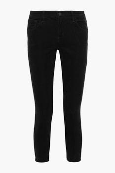 J Brand | 835 cropped cotton-blend corduroy skinny pants商品图片,3折