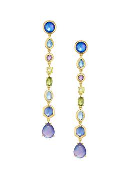 商品Ippolita | Rock Candy 18K Yellow Gold & Multi-Gemstone Drop Earrings,商家Saks Fifth Avenue,价格¥23370图片