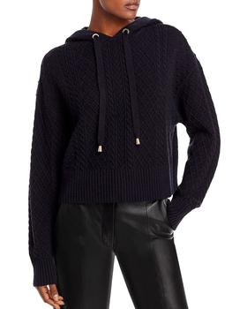 AQUA | Cable Sweater Hoodie - 100% Exclusive商品图片,