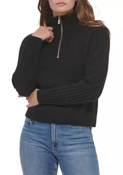 推荐Women's 1/4 Zip Pullover Sweater商品