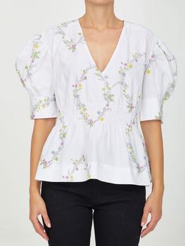 推荐Ganni Floral Cotton Shirt商品