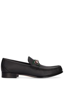 Gucci | Horsebit Leather Loafers商品图片,