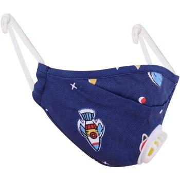 The Kids Mask | Sun and planets face mask in blue,商家BAMBINIFASHION,价格¥254