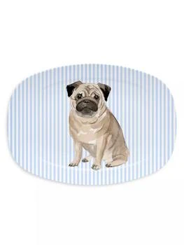 Mariposa | Woof Woof Best Friends Pug Platter,商家Saks Fifth Avenue,价格¥443