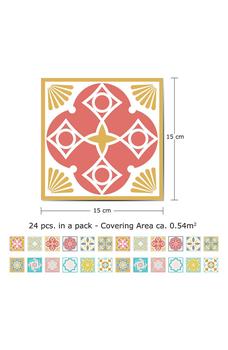 商品WALPLUS | Malia Colorful Tile Mix Wall Sticker - Pack of 4,商家Nordstrom Rack,价格¥265图片