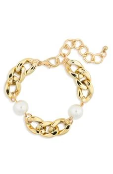 Tasha | Imitation Pearl Chain Bracelet,商家Nordstrom Rack,价格¥68