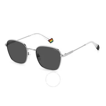 Polaroid | Polarized Grey Square Unisex Sunglasses PLD 6170/S 06LB/M9 53 2.4折, 满$200减$10, 满减