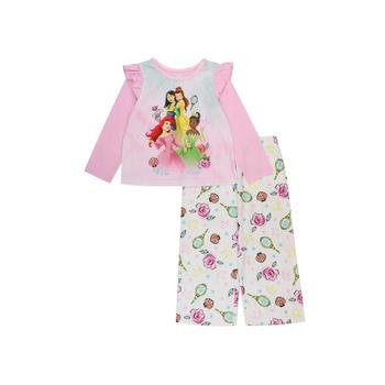 AME | Toddler Girls Disney Princess T-shirt and Pajama, 2 Piece Set商品图片,