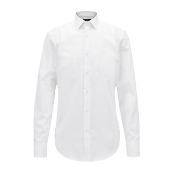推荐HUGO BOSS 男士白色修身衬衫 JENNO-50327693-100商品