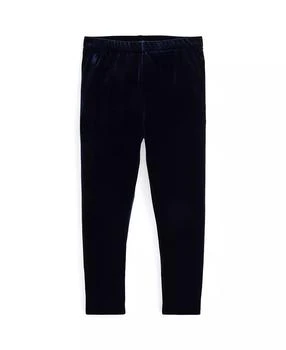 Ralph Lauren | Toddler and Little Girls Stretch Velour Legging Pant,商家Macy's,价格¥232