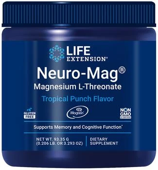Life Extension | Life Extension Neuro-Mag® Magnesium L-Threonate, Tropical Punch (93.35 Grams),商家Life Extension,价格¥246