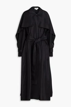 Victoria Beckham | Belted silk-habotai trench coat,商家THE OUTNET US,价格¥4470