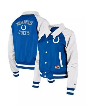 New Era | Women's Royal Indianapolis Colts Coaches Raglan Full-Snap Jacket,商家Macy's,价格¥551