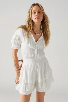 product UO Topanga Ruffle Romper image