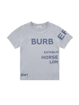 burberry t恤, Burberry | Burberry Kids Horseferry Printed T-Shirt商品图片 5.7折起, 满2件减$5, 满减