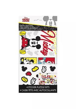 久光贴, Unique | Disney Mickey Mouse Party Activity Cards with Stickers Favors - 4 ct商品图片 7.1折