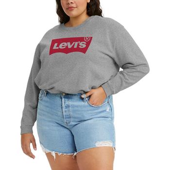 Levi's | Trendy Plus Size Logo Sweatshirt商品图片,6折