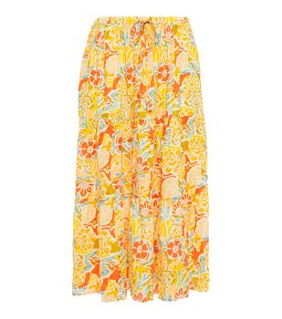 推荐Mariel printed midi skirt商品