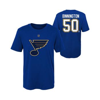 推荐St. Louis Blues Youth Player T-Shirt Jordan Binnington商品