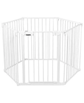 Costway | Baby 6 Panel Safe Metal Gate Play Yard Barrier Pet Fence Adjustable,商家Macy's,价格¥708