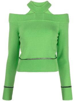 推荐Alexander Mcqueen Women's  Green Wool Sweater商品