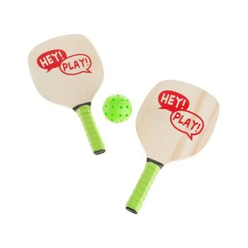 Trademark Global | Hey Play Paddle Ball Game Set - Pair Of Lightweight Beginner Rackets, Ball And Carrying Bag For Indoor Or Outdoor Play - Adults And Children 8.8折