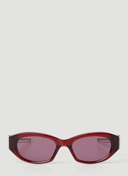 推荐Swipe 2 Oval Sunglasses in Red商品