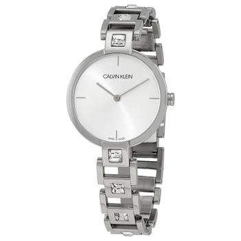 Calvin Klein | Mesmerize Quartz Silver Dial Ladies Watch K9G23TK6商品图片,7折