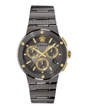 Versace | Greca Logo Chronograph Watch 6.9折×额外8折, 独家减免邮费, 额外八折