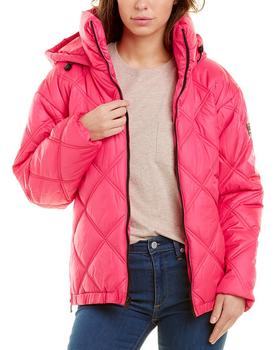 Kenneth Cole, Kenneth Cole | Kenneth Cole Cire Diamond Quilted Puffer Coat商品图片 3.5折