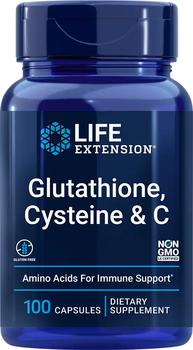 商品Life Extension Glutathione, Cysteine & C Powerful antioxidant supplement to support liver health图片