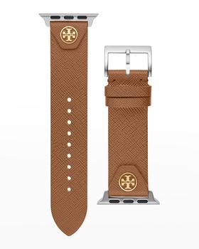 Tory Burch | Saffiano Leather Apple Watch Band in Luggage, 38-40mm商品图片,