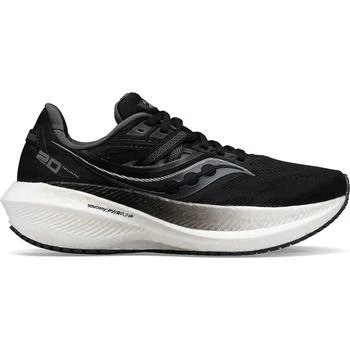 Saucony | Men's Triumph 20 Running Shoes - Medium Width In Black/white 6.4折