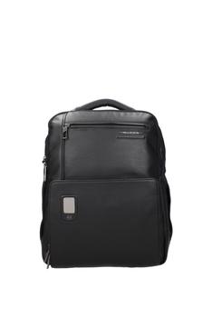 商品PIQUADRO | Backpack and bumbags Leather Black,商家Wanan Luxury,价格¥1347图片
