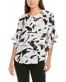 Vince Camuto Specialty Size, Vince Camuto | Vince Camuto Flutter Sleeve Top商品图片 5折