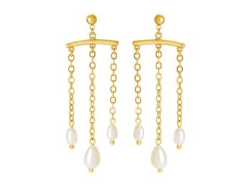 推荐Chains & Pearls Chandelier Drop Earrings商品