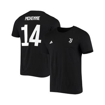 亚历山大王联名阿迪达斯, Adidas | Men's Weston McKennie Black Juventus Amplifier Name and Number T-shirt商品图片 