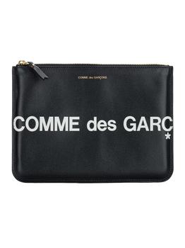 Comme des Garcons | Comme des Garçons Wallet Huge Logo Print Pouch商品图片,9.2折