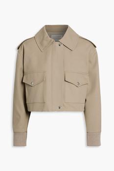 Alexander McQueen | Cropped grain de poudre cotton jacket商品图片,6折