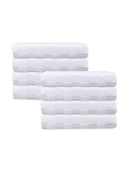 Depera Home | Waffle Terry 8-Piece Turkish Cotton Bath Towel Set,商家Saks OFF 5TH,价格¥450