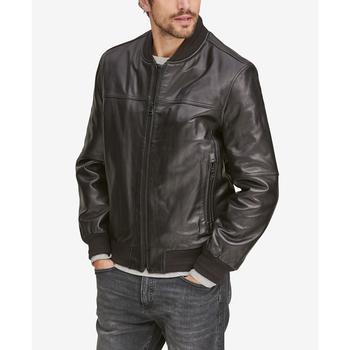 Marc New York by Andrew Marc | Men's Summit Leather Bomber Jacket商品图片,4折